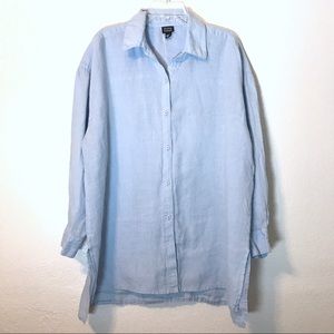 Eileen Fisher Oversized Button Front LS Shirt